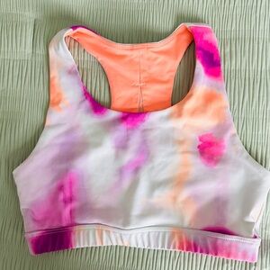 Avia Colorful Kids Tie-Dye Sports Bra / 10-12